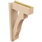 Ekena Millwork 5 1/2-in W x 14-in D x 26-in H Balboa Block Rough Cedar Woodgrain TimberThane Outlooker, Primed Tan OUTUR055X14X26BOA44RCPR - alternate 5